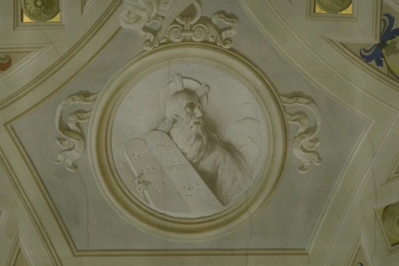 Pietro - Dipinto murale di Mosè